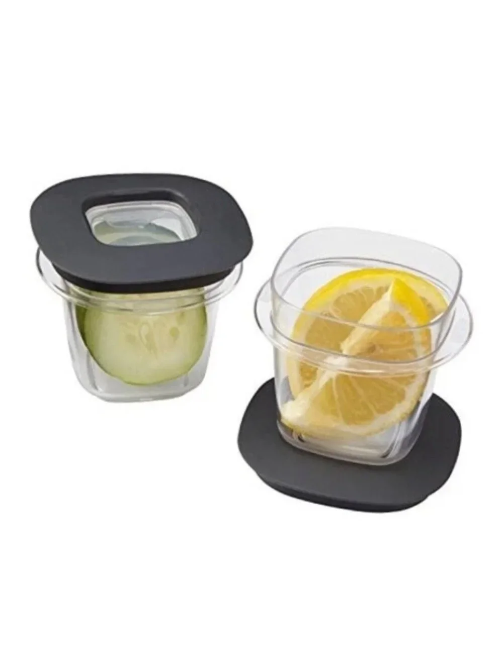 Rubbermaid Premier Easy Lids Food Storage .5-Cup, (2) 2-Pack Container 4 TOTAL